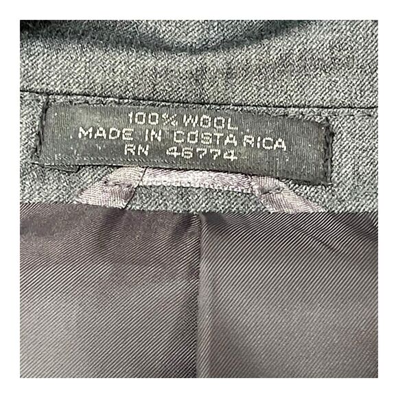 Oleg Cassini Men’s Gray 3-Button Wool Suit Jacket Blazer – Size 38R – Costa Rica - Picture 12 of 15